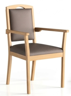 Fauteuil Lylou 4 pieds garni